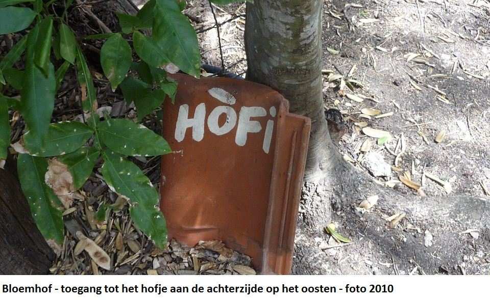39. Bloemhof toegang tot hofje 2010